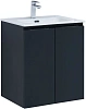 Тумба под раковину Aquanet Алвита New 60 2 дверцы, антрацит 00277523