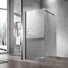 Картинка анонса товара «душевая перегородка vincea walk-in vsw-1h900mrb, 900x2000, черный матовый, стекло зеркальное»