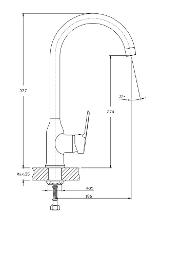 Смеситель для кухни RUSH Victoria (VI7135-23) Смеситель для кухни RUSH Victoria (VI7135-23)