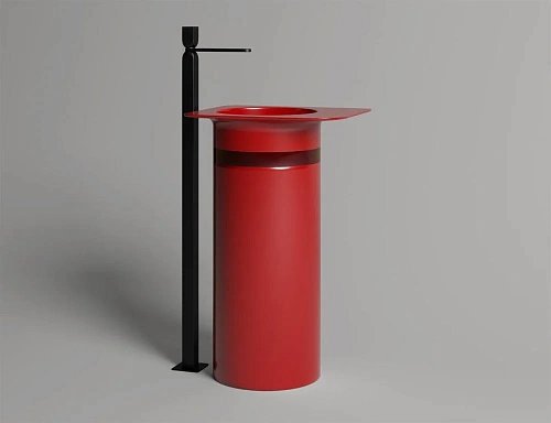 Раковина Salini NINFEA 01 покраска по RAL полностью 130221MF 540x447 напольная S-Stone Раковина Salini NINFEA 01 покраска по RAL полностью 130221MF 540x447 напольная S-Stone