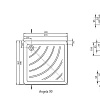 Душевой поддон Ravak Angela 90 PU A007701120 белый Душевой поддон Ravak Angela 90 PU A007701120 белый