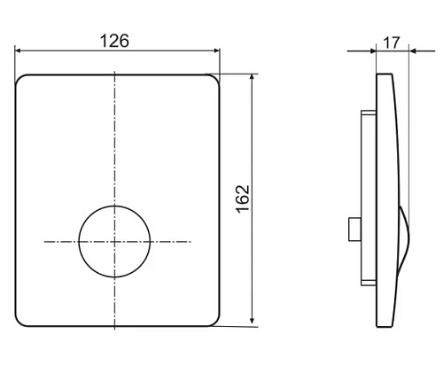 Клавиша смыва для писсуара Villeroy &amp; Boch ViConnect 92194468 (9219 44 68) белый Клавиша смыва для писсуара Villeroy &amp; Boch ViConnect 92194468 (9219 44 68) белый