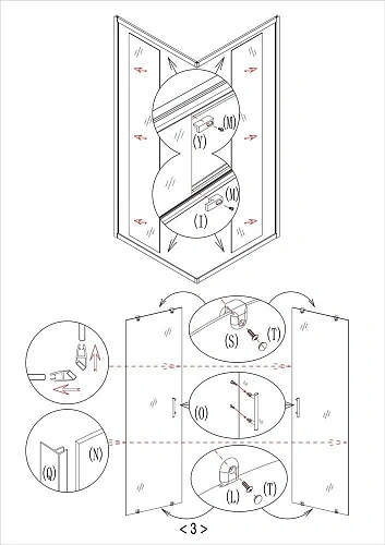 Душевой уголок Taliente 80x80x195см, квадратный, раздвижной, прозр.стекло 6мм, черный профиль TA-08082-1CB Душевой уголок Taliente 80x80x195см, квадратный, раздвижной, прозр.стекло 6мм, черный профиль TA-08082-1CB