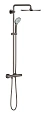 Душевая система GROHE Euphoria XXL 310 с термостатом, тёмный графит глянец (26075A00) Душевая система GROHE Euphoria XXL 310 с термостатом, тёмный графит глянец (26075A00)