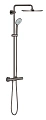 Душевая система GROHE Euphoria XXL 310 с термостатом, тёмный графит глянец (26075A00) Душевая система GROHE Euphoria XXL 310 с термостатом, тёмный графит глянец (26075A00)