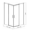 Душевой уголок Vincea Dice VSS-4D100CL, 1000x1000, хром, стекло прозрачное Душевой уголок Vincea Dice VSS-4D100CL, 1000x1000, хром, стекло прозрачное