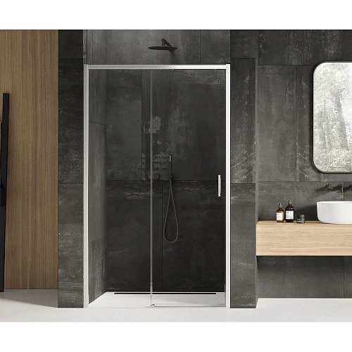 Душевая дверь NEW TRENDY PRIME 130x200 D-0304A (хром) Душевая дверь NEW TRENDY PRIME 130x200 D-0304A (хром)