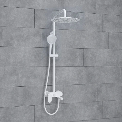 Душевая система WasserKRAFT A185.161.155.WM белый Душевая система WasserKRAFT A185.161.155.WM белый