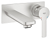 Картинка анонса товара «смеситель для раковины grohe lineare new на 2 отверстия, вынос 149 мм, суперсталь (19409dc1) внешняя»