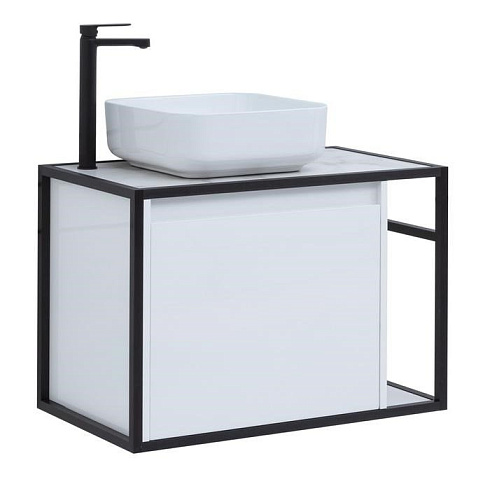 Тумба под раковину Aquanet Nova Lite Loft 75 L белый 00261650 Тумба под раковину Aquanet Nova Lite Loft 75 L белый 00261650