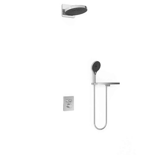 Душевая система Vincea Inspire VSFW-3I21MT1RCH встраиваемый, термостатический, двухрежимный, хром Душевая система Vincea Inspire VSFW-3I21MT1RCH встраиваемый, термостатический, двухрежимный, хром