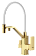 Смеситель для кухни Raglo R85.62.03 с гибким изливом с подключением к фильтру, золотой сатин Смеситель для кухни Raglo R85.62.03 с гибким изливом с подключением к фильтру, золотой сатин