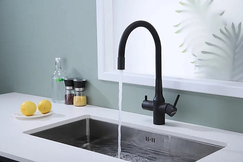 Смеситель для кухни Paulmark SALIX антрацит Sa213419-AN Смеситель для кухни Paulmark SALIX антрацит Sa213419-AN