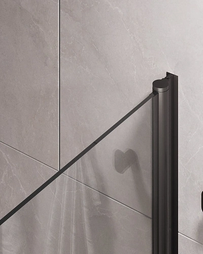 Шторка на ванну Timo TCM-80/03C-6 на монопетле 1400x800, профиль черный, стекло прозрачное 6 мм Шторка на ванну Timo TCM-80/03C-6 на монопетле 1400x800, профиль черный, стекло прозрачное 6 мм