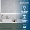 Зеркало BelBagno SPC-MAR-1400-800-LED-TCH-LNZ с подсветкой и встроенной линзой 3-х кратного увеличения Зеркало BelBagno SPC-MAR-1400-800-LED-TCH-LNZ с подсветкой и встроенной линзой 3-х кратного увеличения