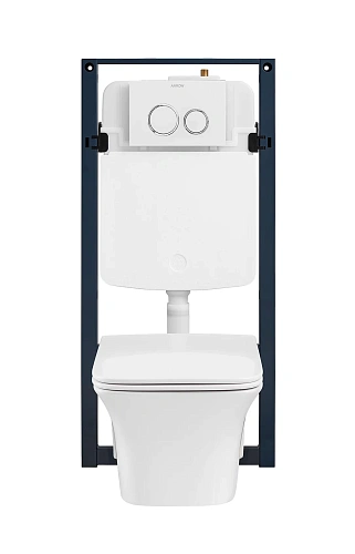 Унитаз подвесной ARROW AHB2156 без сиденья, безободковый, белый Унитаз подвесной ARROW AHB2156 без сиденья, безободковый, белый