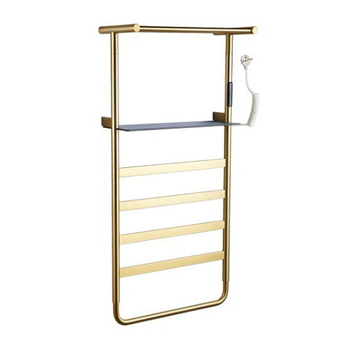 Полотенцесушитель электрический Wonzon & Woghand брашированное золото (WW-A208-BG) Полотенцесушитель электрический Wonzon & Woghand брашированное золото (WW-A208-BG)