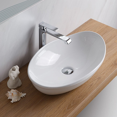 Раковина BelBagno BB1362 525x340 белый Раковина BelBagno BB1362 525x340 белый