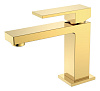 Картинка анонса товара «смеситель для раковины boheme qubic shinny gold 471-g»