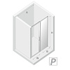 Душевая дверь NEW TRENDY PRIME BLACK 1/R D-0325A (черный) Душевая дверь NEW TRENDY PRIME BLACK 1/R D-0325A (черный)