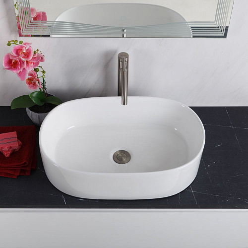 Раковина BelBagno BB1048 550x350 белый Раковина BelBagno BB1048 550x350 белый