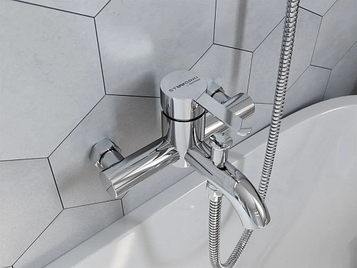 Смеситель для ванны STWORKI Стокгольм HFSG10000 с лейкой 428846 Смеситель для ванны STWORKI Стокгольм HFSG10000 с лейкой 428846