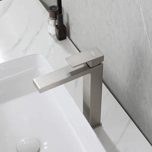 Смеситель для раковины ABBER Daheim AF8211SP сатин Смеситель для раковины ABBER Daheim AF8211SP сатин