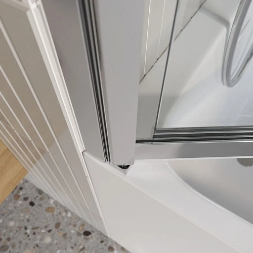 Шторка на ванну BelBagno LUCE-VF-11-80/145-C-Cr Шторка на ванну BelBagno LUCE-VF-11-80/145-C-Cr