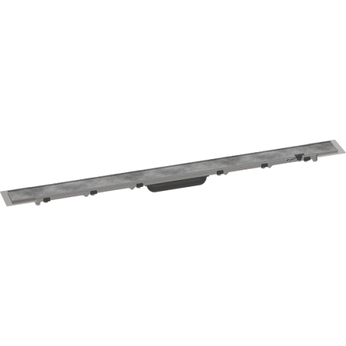 Решетка для водоотводящего желоба Hansgrohe RainDrain Rock, 90 см, укорачиваемая, для облицовки плитку 56032000. Решетка для водоотводящего желоба Hansgrohe RainDrain Rock, 90 см, укорачиваемая, для облицовки плитку 56032000.
