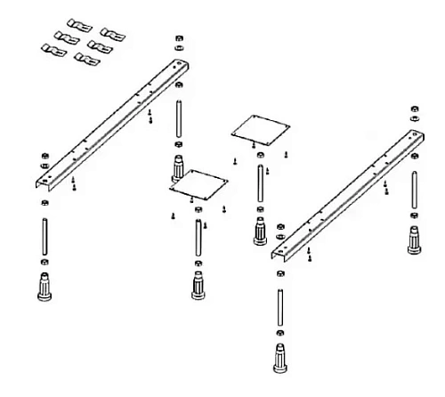 Ножки для ванны Riho Plus POOTSET07 Ножки для ванны Riho Plus POOTSET07