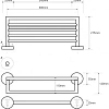 Полотенцедержатель Bemeta NEO 104205075 Полотенцедержатель Bemeta NEO 104205075