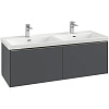 Картинка анонса товара «тумба под раковину villeroy &amp; boch subway 3.0 graphite / graphite c56702vr c56702vr»