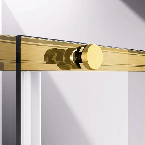 Душевой уголок Vincea Slim-N VSR-4SN9011CLG, 1100x900, брашированное золото, стекло прозрачное Душевой уголок Vincea Slim-N VSR-4SN9011CLG, 1100x900, брашированное золото, стекло прозрачное