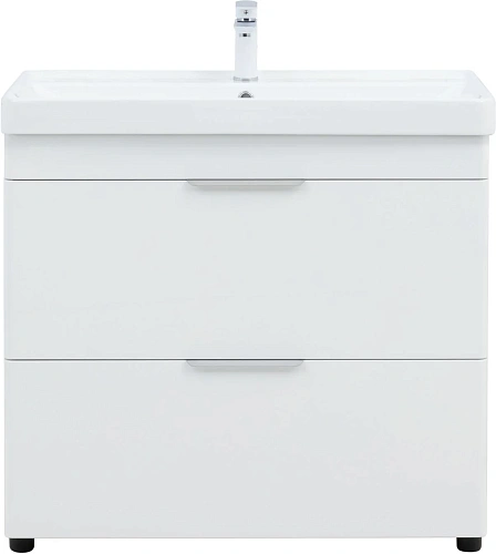 Тумба под раковину Aquanet Ирис New 90 напольная, белый глянец 00336309 напольная Тумба под раковину Aquanet Ирис New 90 напольная, белый глянец 00336309 напольная