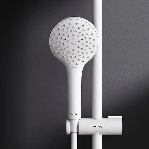 Душевая система AM.PM Gem F0790033 верхний душ d220 мм, штанга 1030-1460 мм Душевая система AM.PM Gem F0790033 верхний душ d220 мм, штанга 1030-1460 мм