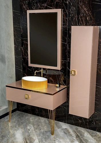 Шкаф-пенал Armadi Art LUCIDO 772-Rose пыльная роза Шкаф-пенал Armadi Art LUCIDO 772-Rose пыльная роза