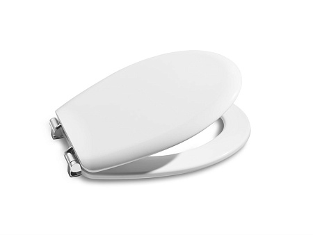 Крышка-сиденье Roca Victoria Soft Close ZRU8013920 с микролифтом, петли хром Крышка-сиденье Roca Victoria Soft Close ZRU8013920 с микролифтом, петли хром