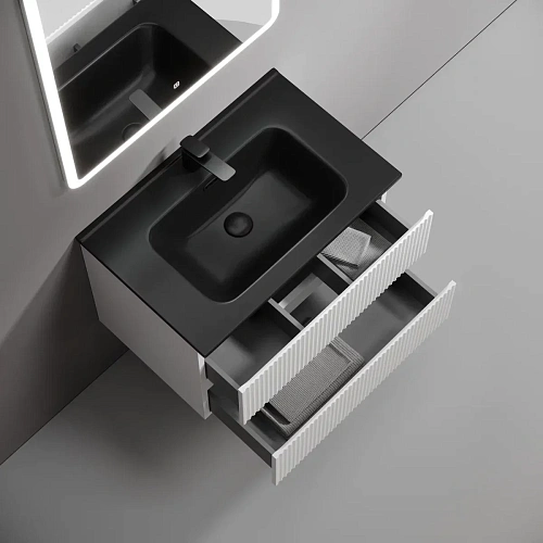 Тумба под раковину Sancos Snob R SNR70W 690х445х500 Bianco, подвесная Тумба под раковину Sancos Snob R SNR70W 690х445х500 Bianco, подвесная