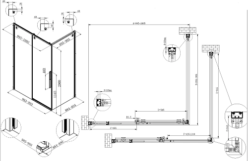 Душевой уголок Vincea Ultima VSR-7UL9010CL 1000x900 хром, стекло прозрачное Душевой уголок Vincea Ultima VSR-7UL9010CL 1000x900 хром, стекло прозрачное