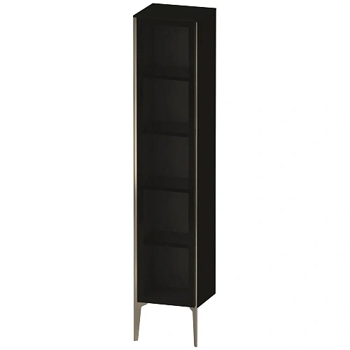 Шкаф-пенал Duravit XVIU XV1375RB140 напольный со стеклянными дверцами 400 x 360 мм черный глянцевый Шкаф-пенал Duravit XVIU XV1375RB140 напольный со стеклянными дверцами 400 x 360 мм черный глянцевый