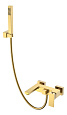 Детальная картинка товара «смеситель для ванны boheme qubic matt gold 473-mg»