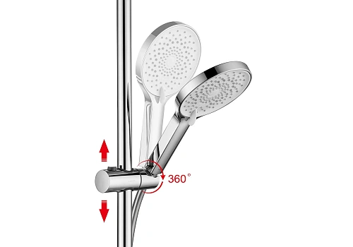 Душевая система Aquatek ЛУГАНО AQ2740CR хром Душевая система Aquatek ЛУГАНО AQ2740CR хром