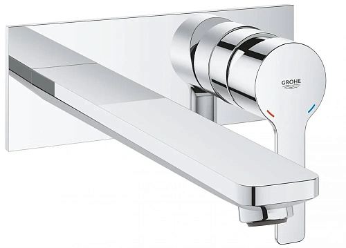 Смеситель для раковины GROHE Lineare New на 2 отверстия, настенный монтаж, хром (23444001) внешняя ч Смеситель для раковины GROHE Lineare New на 2 отверстия, настенный монтаж, хром (23444001) внешняя ч