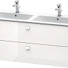 Тумба под раковину Duravit Brioso BR410502222 подвесная 129 см белый матовый Тумба под раковину Duravit Brioso BR410502222 подвесная 129 см белый матовый