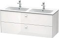 Тумба под раковину Duravit Brioso BR410502222 подвесная 129 см белый матовый Тумба под раковину Duravit Brioso BR410502222 подвесная 129 см белый матовый