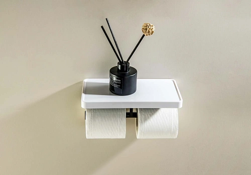 Держатель туалетной бумаги Aquatek ЕВРОПА AQ4919MB черный матовый Держатель туалетной бумаги Aquatek ЕВРОПА AQ4919MB черный матовый