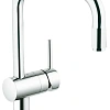 Смеситель для кухни GROHE Minta с выдвижным U-изливом, хром (32067000) Смеситель для кухни GROHE Minta с выдвижным U-изливом, хром (32067000)
