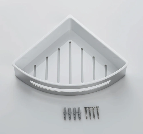 Полка Timo Luiro 18577/13 угловая, никель Полка Timo Luiro 18577/13 угловая, никель