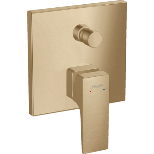 Смеситель для ванны Hansgrohe Metropol настенный скрытый с рычаговой рукояткой, 32545140, шлифованна Смеситель для ванны Hansgrohe Metropol настенный скрытый с рычаговой рукояткой, 32545140, шлифованна