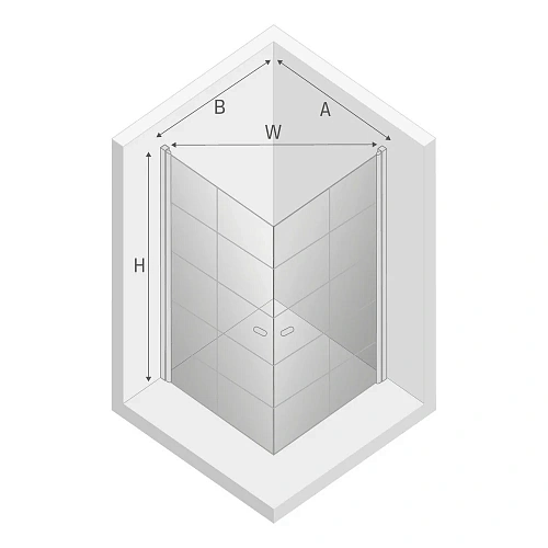 Душевой уголок NEW TRENDY NEW SOLEO BLACK 90x90x195 D-0285A/D-0285A (черный) Душевой уголок NEW TRENDY NEW SOLEO BLACK 90x90x195 D-0285A/D-0285A (черный)